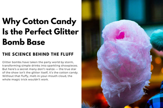 Why Cotton Candy Is the Perfect Glitter Bomb Base