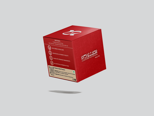 Sparkling red drink glitter bomb for Valentine events