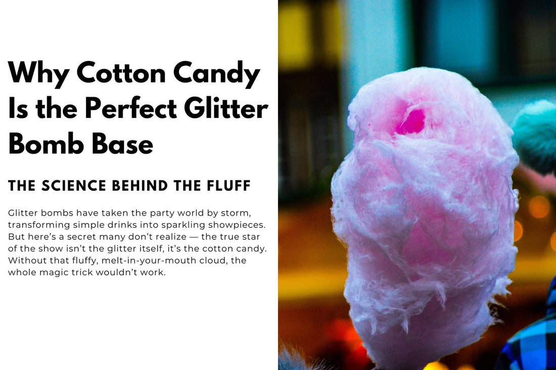 Why Cotton Candy Is the Perfect Glitter Bomb Base