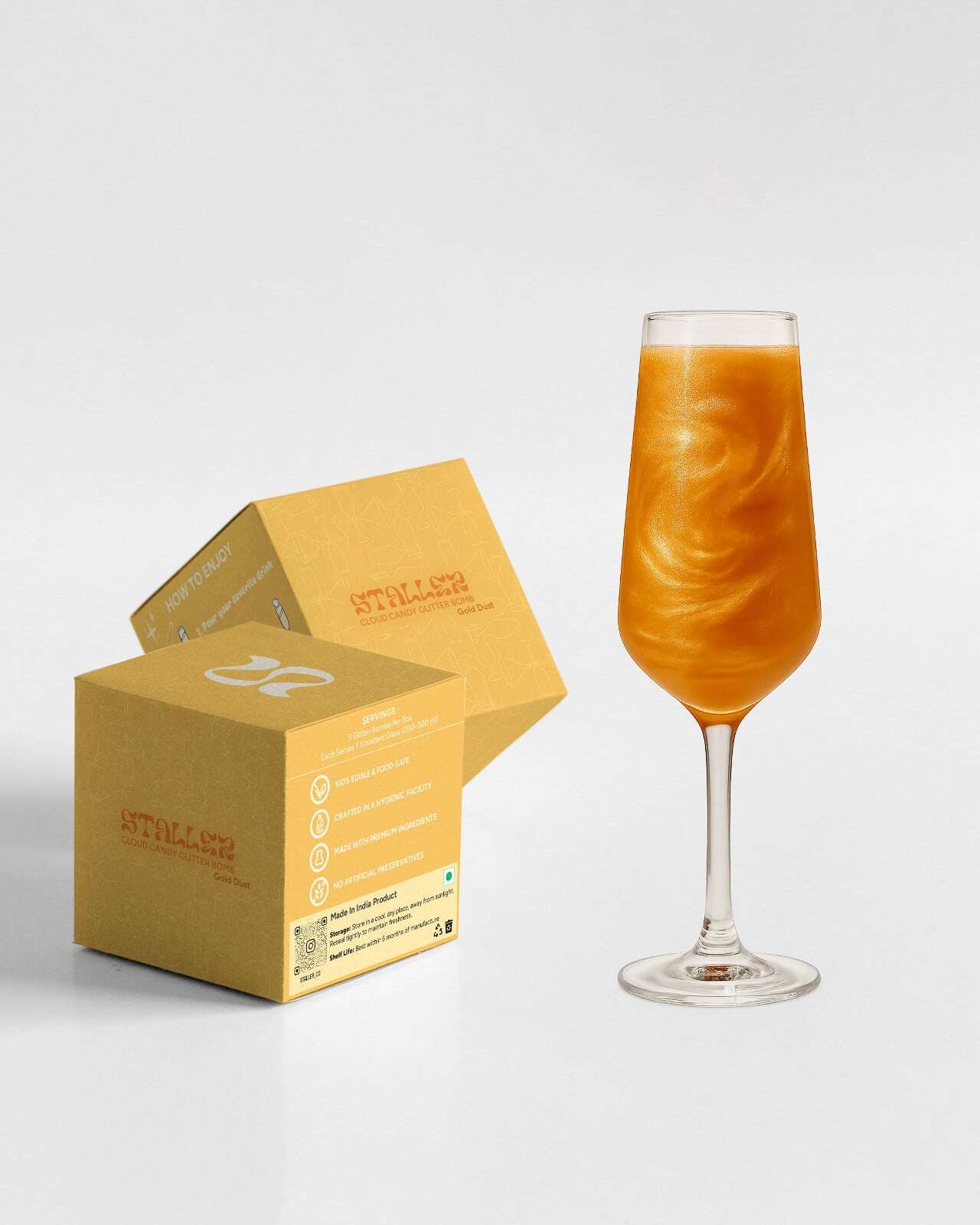 Gold Dust (Gold) Cloud Candy Glitter Bomb