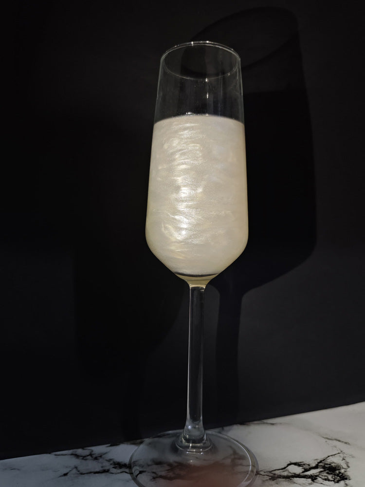 Staller Ocean White – Luxury Cotton Candy Glitter Bomb for Cocktails & Champagne - thestallers